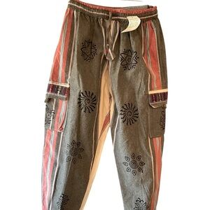 NWT Made in Nepal. Karma Handicrafts. Ethnic. 100%Cotton.  SzM/ZL. Unisex